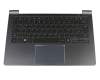 090008442074 Original Samsung Tastatur inkl. Topcase DE (deutsch) schwarz/schwarz mit Backlight