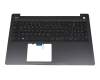 09C42X Original Dell Tastatur inkl. Topcase DE (deutsch) schwarz/schwarz mit Backlight