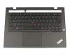 0C45081 Original Lenovo Tastatur inkl. Topcase DE (deutsch) schwarz/schwarz mit Backlight und Mouse-Stick