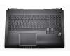 0K05-001C000 Original Asus Tastatur inkl. Topcase UK (englisch) schwarz/schwarz mit Backlight