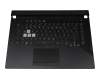 0K06-000N0A2 Original Asus Tastatur inkl. Topcase DE (deutsch) schwarz/transparent/schwarz mit Backlight