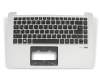 0KN1-092GE13 Original Acer Tastatur inkl. Topcase DE (deutsch) schwarz/silber mit Backlight