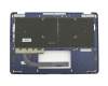 0KN1-1V1GE12 Original Pega Tastatur inkl. Topcase DE (deutsch) schwarz/blau mit Backlight