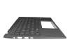 0KN1-A11GE13 R1.0 Original Pegatron Tastatur inkl. Topcase DE (deutsch) grau/grau mit Backlight (Gun Metal Grey)