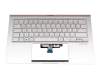 0KN1-A61GE13 Original Asus Tastatur inkl. Topcase DE (deutsch) weiß/silber mit Backlight