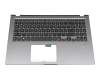 0KN1-AH5GE12 Rev. R1.0 Original Asus Tastatur inkl. Topcase DE (deutsch) schwarz/grau