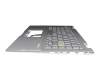 0KN1-BS1GE12 Rev.R1.0 Original Pega Tastatur inkl. Topcase DE (deutsch) silber/silber mit Backlight