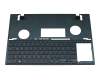 0KN1-BY1GE23 R2.0 Original Pegatron Tastatur inkl. Topcase DE (deutsch) blau/blau mit Backlight