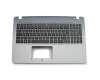 0KNB-610TGE00 Original Asus Tastatur inkl. Topcase DE (deutsch) schwarz/grau inkl. ODD-Halterung