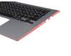 0KNB0-2608GE00 Original Asus Tastatur inkl. Topcase DE (deutsch) schwarz/silber mit Backlight