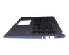 0KNB0-5117GE00 Original Asus Tastatur inkl. Topcase DE (deutsch) schwarz/blau