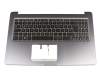 0KNB0-5605GE00 Original Asus Tastatur inkl. Topcase DE (deutsch) schwarz/grau mit Backlight