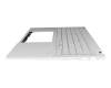 0KNB0-581VGE00 Original Asus Tastatur inkl. Topcase DE (deutsch) silber/silber mit Backlight
