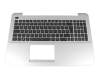 0KNB0-6113GE00 Original Asus Tastatur inkl. Topcase DE (deutsch) schwarz/silber