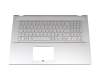 0KNB0-611AGE00 Original Asus Tastatur inkl. Topcase DE (deutsch) silber/silber