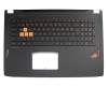 0KNB0-6612GE00 Original Asus Tastatur inkl. Topcase DE (deutsch) schwarz/schwarz mit Backlight