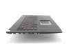 0KNB0-6615GE00 Original Asus Tastatur inkl. Topcase DE (deutsch) schwarz/schwarz mit Backlight