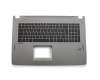 0KNB0-6615GE00 Original Wistron Tastatur inkl. Topcase DE (deutsch) schwarz/grau mit Backlight