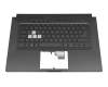 0KNR0-261BGE00 Original Asus Tastatur inkl. Topcase DE (deutsch) schwarz/schwarz mit Backlight