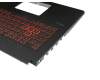 0KNR0-661CGE00 Original Asus Tastatur inkl. Topcase DE (deutsch) schwarz/rot/schwarz mit Backlight