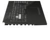 0KNR0-661GGE00 Original Asus Tastatur inkl. Topcase DE (deutsch) schwarz/schwarz mit Backlight