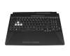 0KNR0-681WGE00 Original Asus Tastatur inkl. Topcase DE (deutsch) schwarz/transparent/schwarz mit Backlight