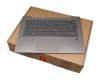 0KO00TI Original Lenovo Tastatur inkl. Topcase DE (deutsch) grau/bronze mit Backlight (ohne Fingerprint)