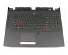 0NK0-EX2UI12 Original Acer Tastatur inkl. Topcase US (englisch) schwarz/schwarz mit Backlight