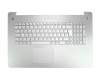 0KNB0-6629GE00 Original Asus Tastatur inkl. Topcase DE (deutsch) silber/silber mit Backlight