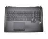 90NB00M1-R31UK0 Original Asus Tastatur inkl. Topcase UK (englisch) schwarz/schwarz mit Backlight