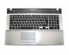 BA75-03790C Original Samsung Tastatur inkl. Topcase DE (deutsch) schwarz/silber