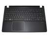 Tastatur inkl. Topcase DE (deutsch) schwarz/schwarz mit Backlight original für Acer Aspire V5-573PG-74508G50arr