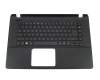 Tastatur inkl. Topcase DE (deutsch) schwarz/schwarz für Packard Bell EasyNote TF71BM