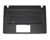 Tastatur inkl. Topcase DE (deutsch) schwarz/schwarz original für Acer Aspire V3-331