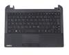 Tastatur inkl. Topcase DE (deutsch) schwarz/schwarz original für Toshiba Satellite NB10-A