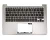 90NB04Y1-R31GE0 Original Asus Tastatur inkl. Topcase DE (deutsch) schwarz/silber mit Backlight
