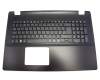 Tastatur inkl. Topcase DE (deutsch) schwarz/schwarz original für Acer Aspire E5-721