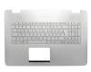 90NB06K1-R31FR0 Original Asus Tastatur inkl. Topcase FR (französisch) silber/silber mit Backlight