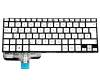 0KN0-QD2GE13 Original Protek Tastatur DE (deutsch) silber