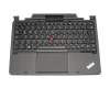Tastatur inkl. Topcase DE (deutsch) schwarz/schwarz mit Mouse-Stick original für Lenovo ThinkPad Helix (3700)