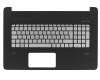Tastatur inkl. Topcase DE (deutsch) silber/schwarz mit Backlight original für HP Envy 17-n100