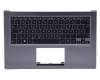 Tastatur inkl. Topcase DE (deutsch) schwarz/silber mit Backlight original für Asus ZenBook UX302LG