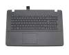 Tastatur inkl. Topcase DE (deutsch) schwarz/schwarz original für Asus R752LD