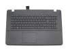 Tastatur inkl. Topcase DE (deutsch) schwarz/schwarz original für Asus F751LD