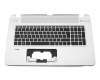 Tastatur inkl. Topcase DE (deutsch) schwarz/silber mit Backlight original für HP Envy 17-k1xx