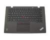 Tastatur inkl. Topcase DE (deutsch) schwarz/anthrazit mit Mouse-Stick original für Lenovo ThinkPad X1 Carbon 3rd Gen (20BT003QUS)