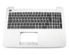 Tastatur inkl. Topcase DE (deutsch) schwarz/silber original für Asus VivoBook X556UR-DM396T