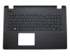 Tastatur inkl. Topcase DE (deutsch) schwarz/schwarz original für Acer TravelMate P2 (P276-M)