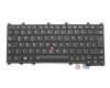 Tastatur DE (deutsch) schwarz mit Backlight und Mouse-Stick original für Lenovo ThinkPad Yoga 260 (20FE000VAU)