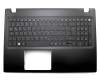 Tastatur inkl. Topcase DE (deutsch) schwarz/schwarz original für Acer Aspire F15 (F5-571G-51G9)